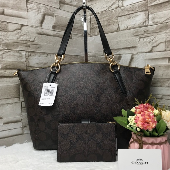 👜COACH SET🌺SMALL KELSEY SATCHEL&WALLET - Picture 2 of 8